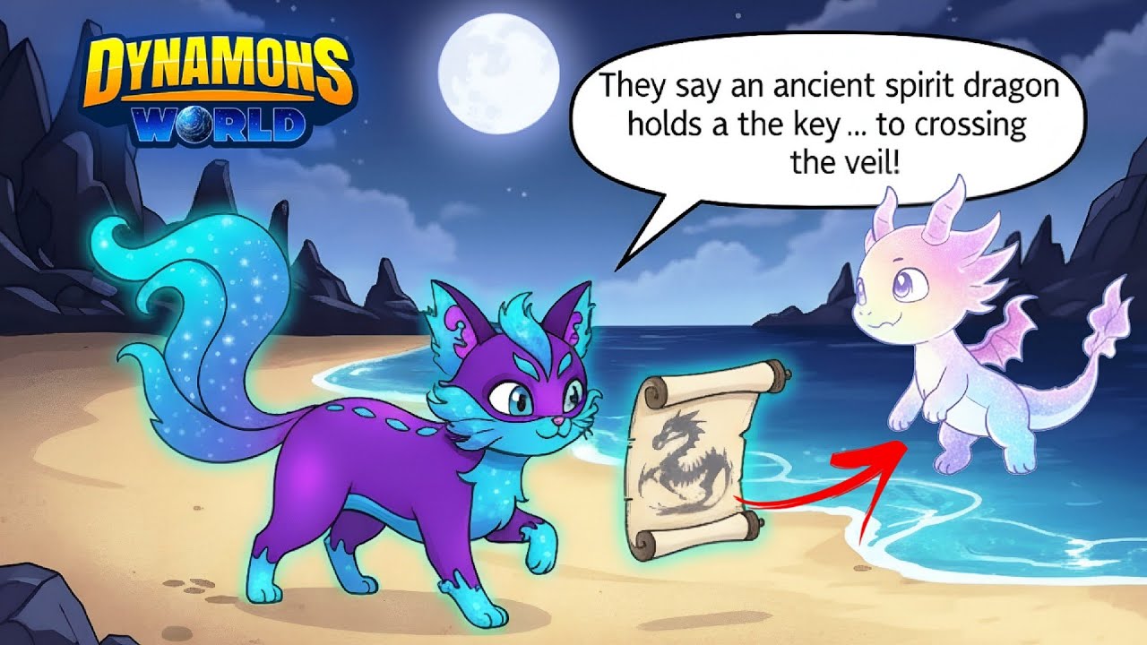 New Spirit Dragon Quest With Purrwhispa in Dynamons World | Dynamons World New Story (Fan Made)