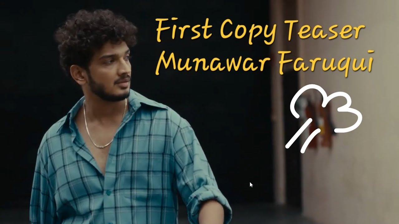 FIRST COPY - MUNAWAR FARUQUI | TEASER | REACTION/REVIEW | REAL NISCHAL