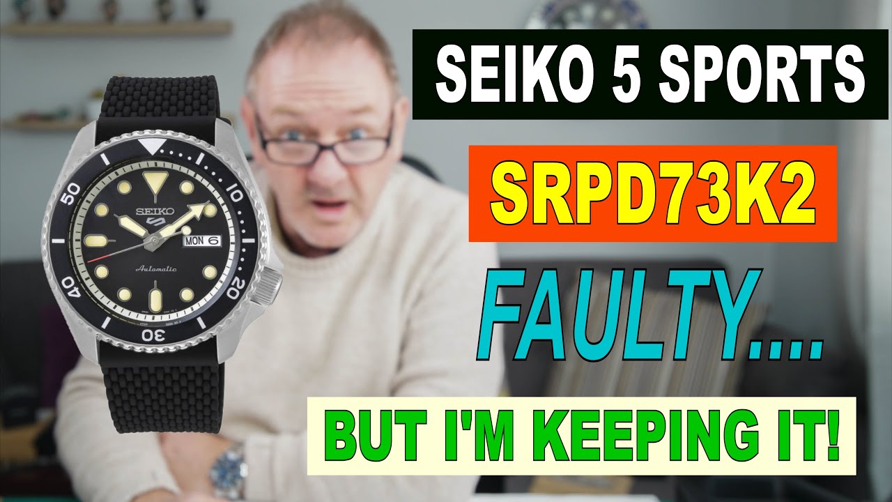SEIKO 5 SPORTS - SRPD73K2. Думаю, мне просто не повезло! ОБЗОР