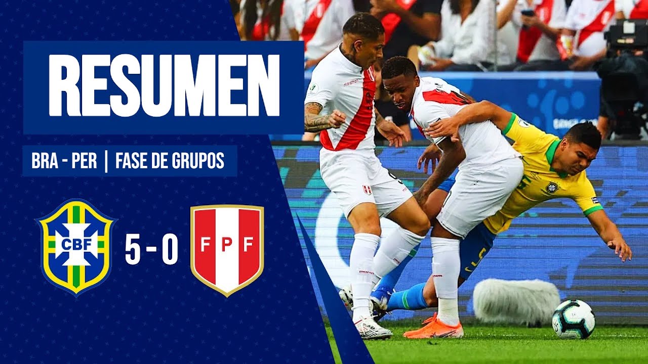 Brasil vs Perú 5 - 0 | Copa América Brasil 2019