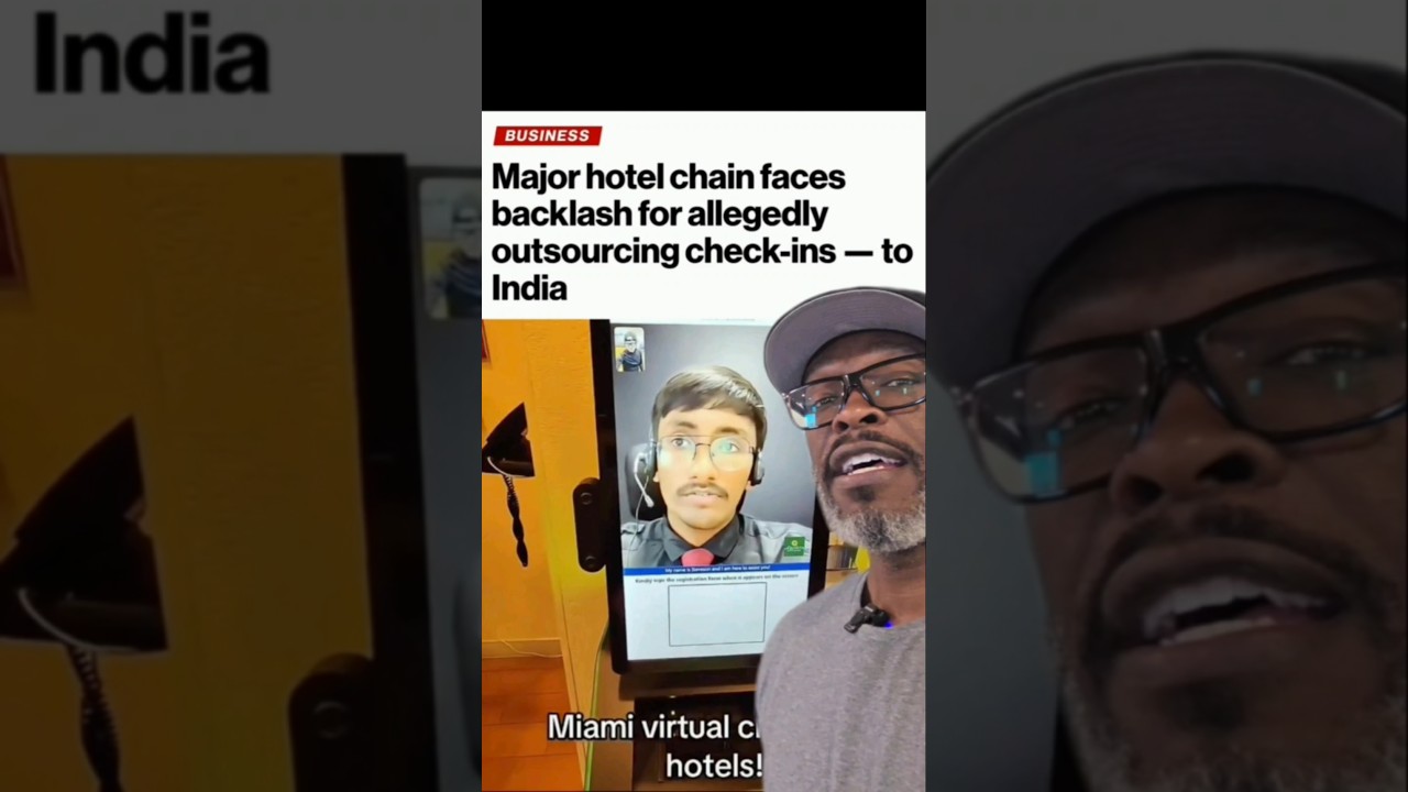 Remote Worker From INDIA Takes Over Miami Hotel Front Desk Job!