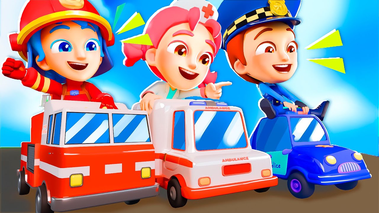 Where is police car  | Kids Songs & Nursery Rhymes by Nomad Kids