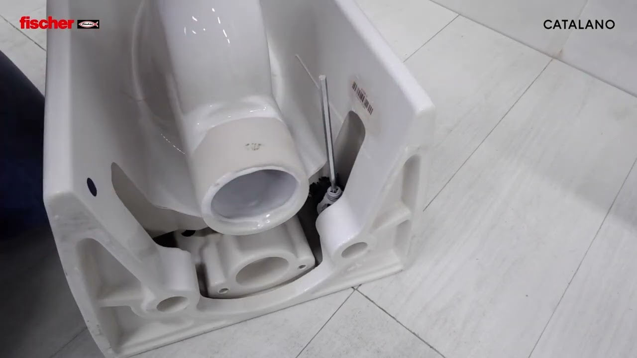 Ceramica Catalano - Installazione Wc e Bidet sospesi con fissaggio nascosto