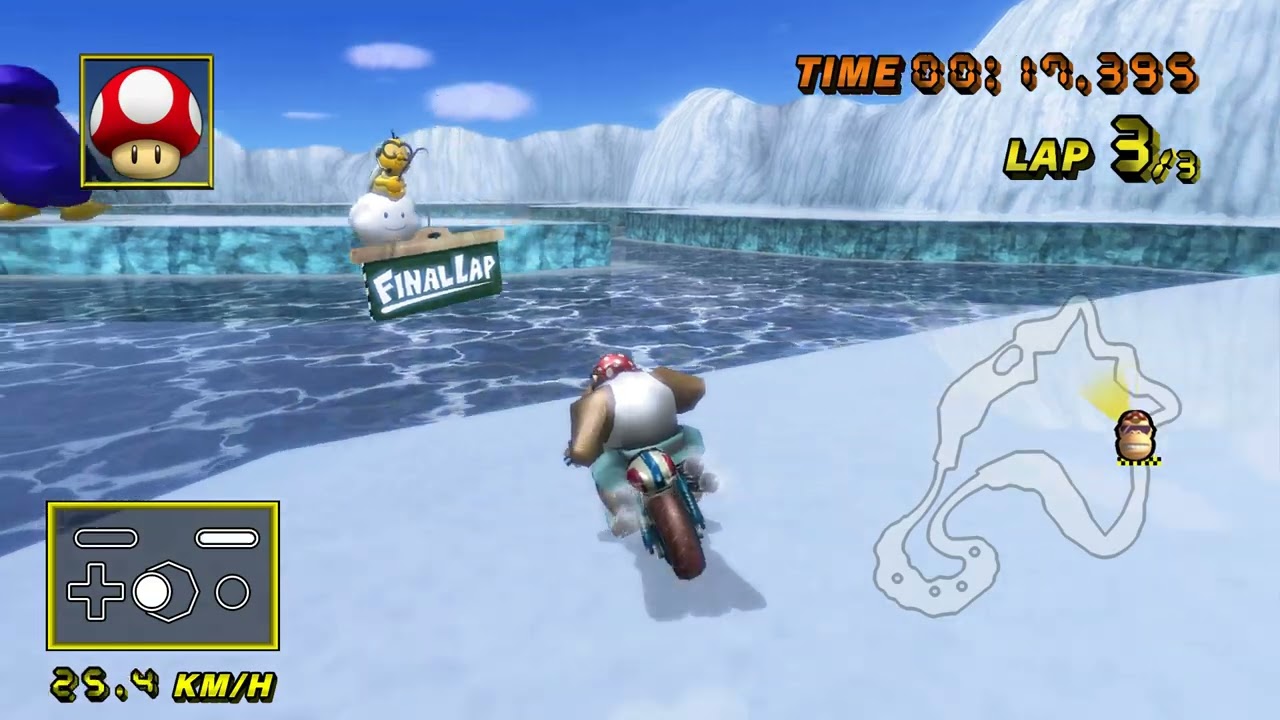 【MKW WR】N64 Sherbet Land (Glitch) - 57.665 - Logan