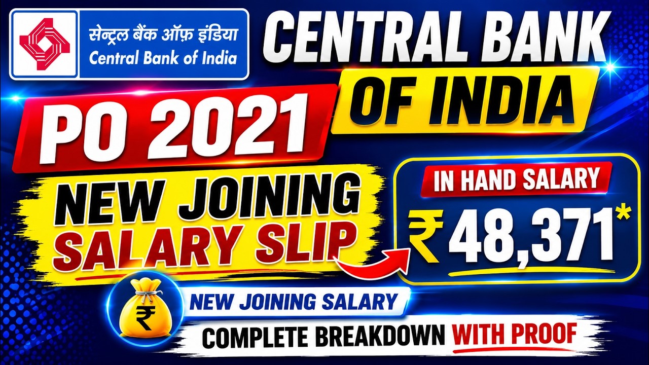 IBPS PO NEW JOINING SALARY 2021 | CBI PO SALARY #ibpsposalary #ibpspo 