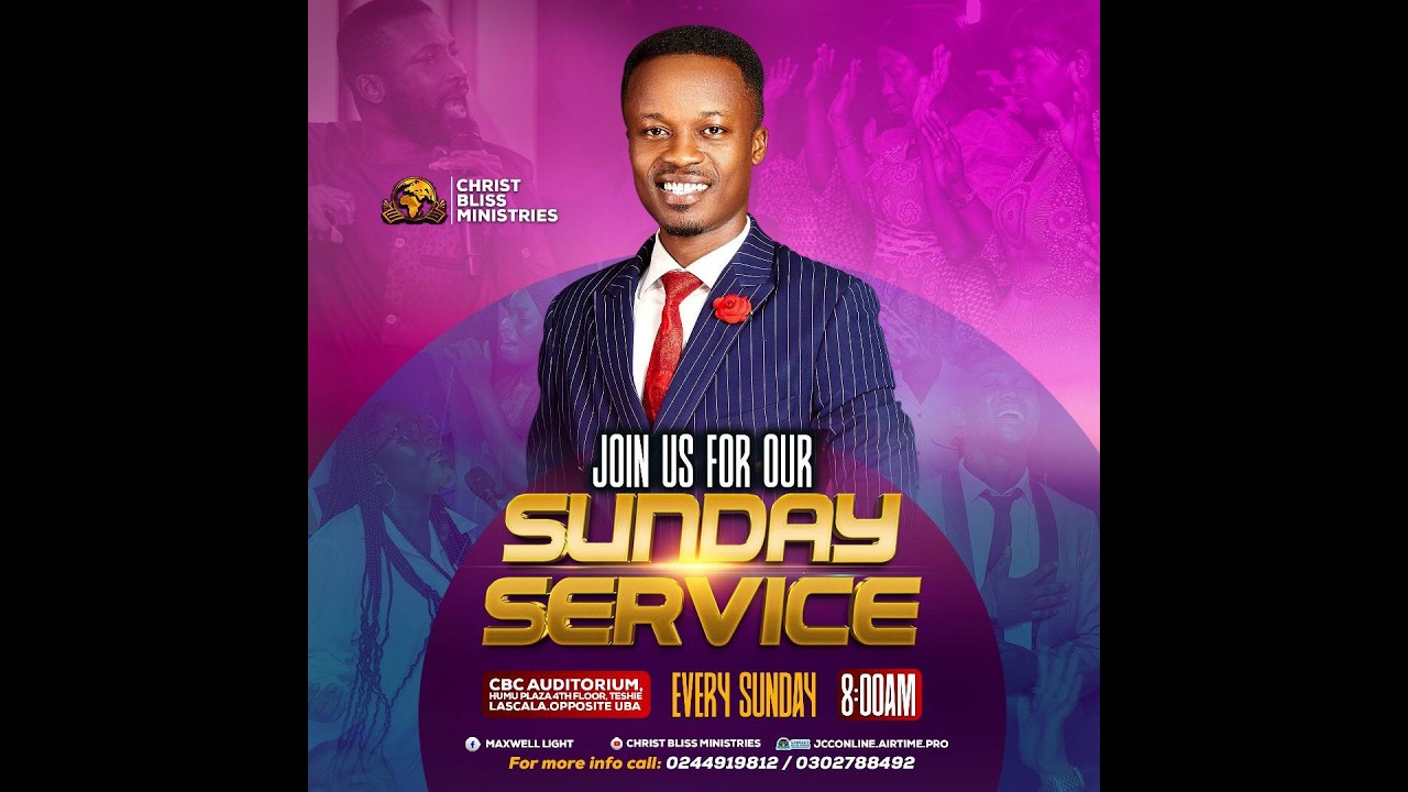 PURPOSE - PART 3 || Sunday Service with Prophet Maxwell Light || 8th March 2026 || CBC