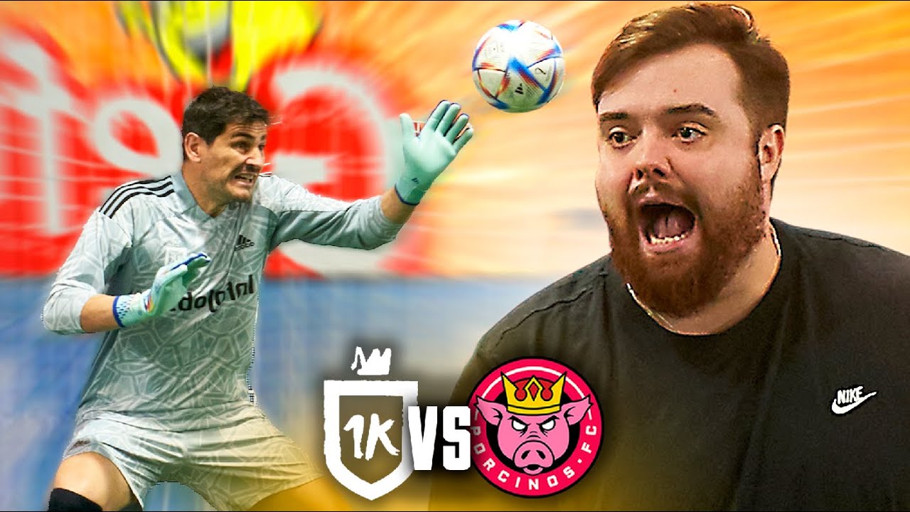 LE TIRO UN PENALTI A CASILLAS | PORCINOS VS 1K