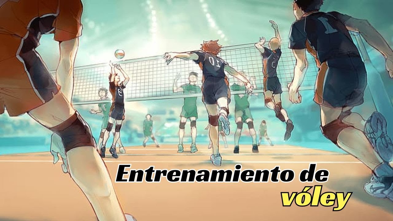 Entrenamiento de vóley / diversos ejercicios de recepción y voleo