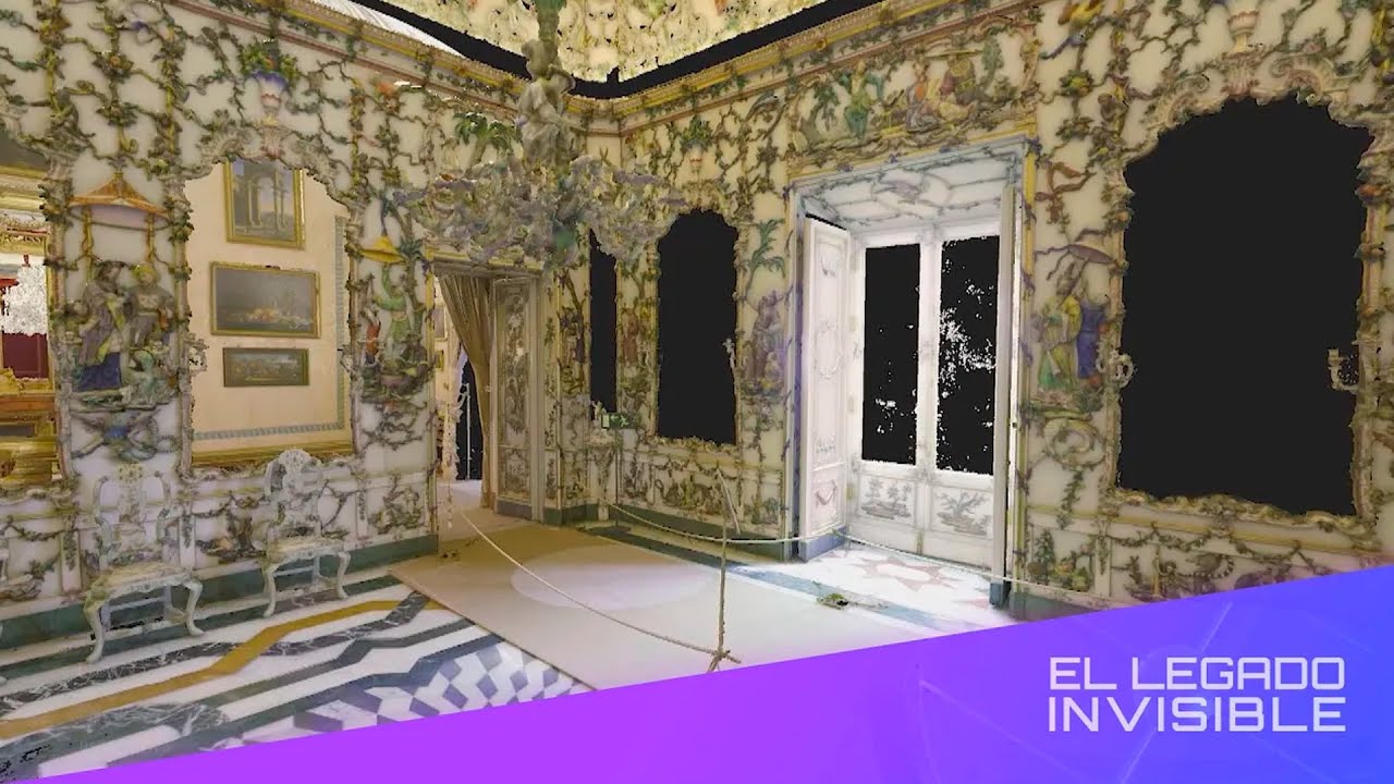 Las salas más deslumbrantes del Palacio de Aranjuez a vista de escáner
