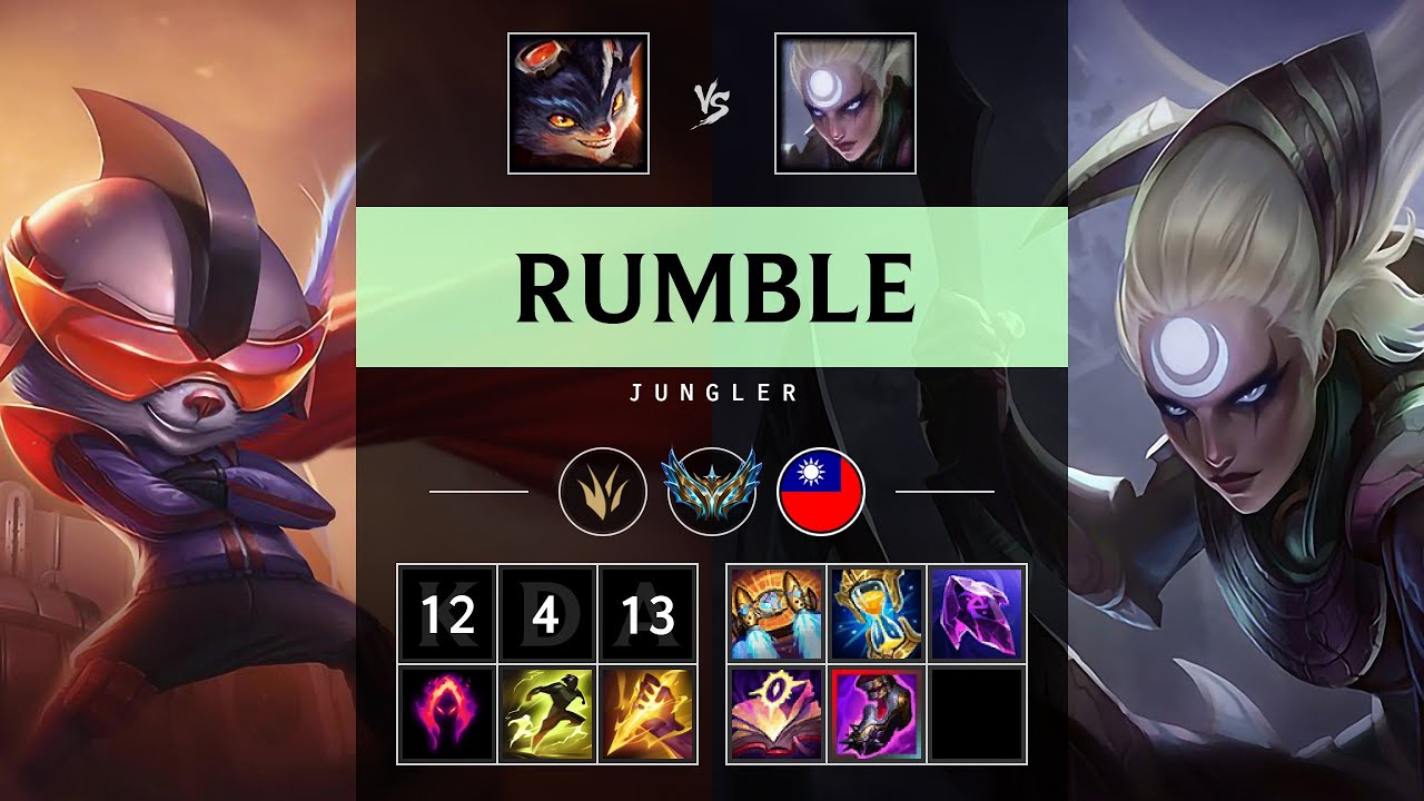Rumble Jungle vs Diana - TW Challenger Patch 25.19