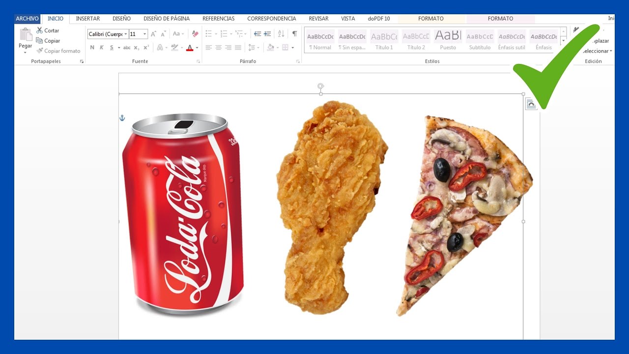 C&oacute;mo AGRUPAR y DESAGRUPAR im&aacute;genes en Word ✅