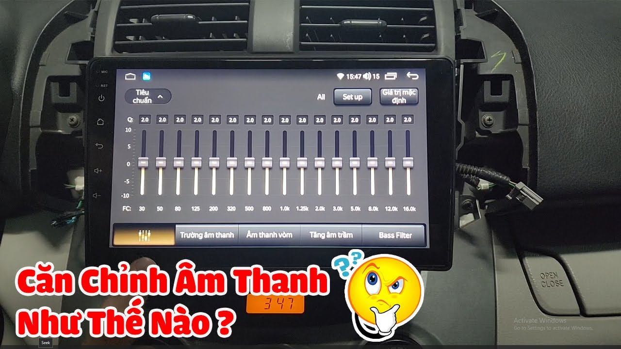 Cách Căn Chỉnh Âm Thanh Trên Màn Hình Android Ô Tô, Cách Căn Chỉnh Âm Thanh Ô Tô | Hiếu Ô Tô
