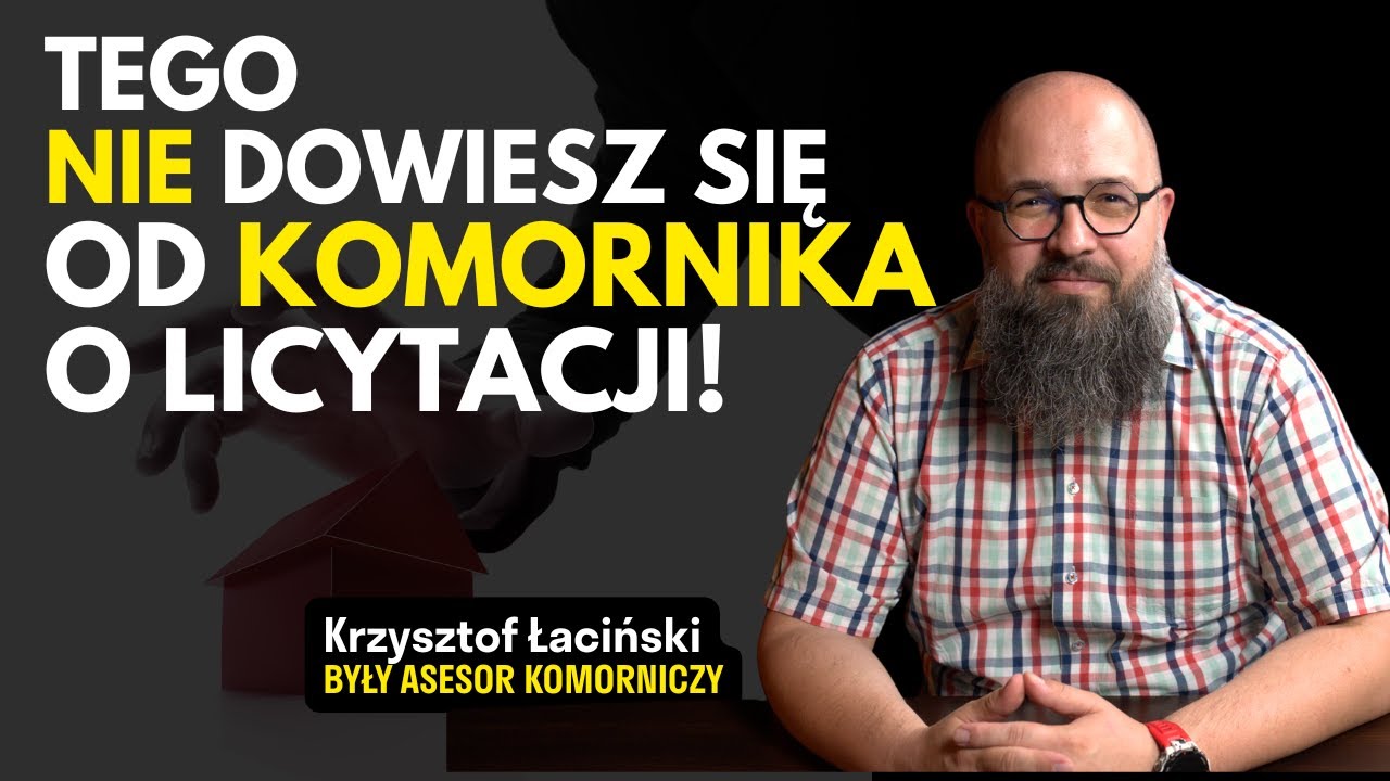 🛑 Jak wygląda licytacja komornicza? Na co uważać? Krzysztof Łaciński #biuronieruchomosci