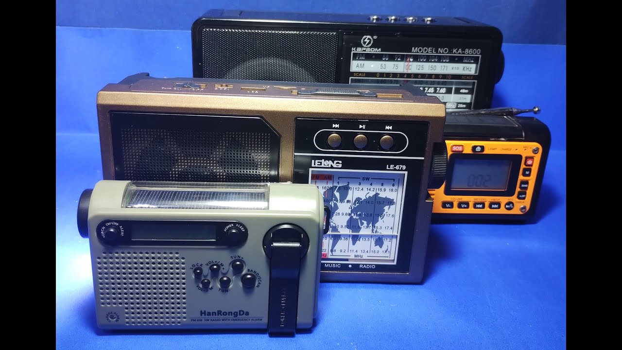 Lanternas de 3 rádios Emergência ou Apocalipse (V116)