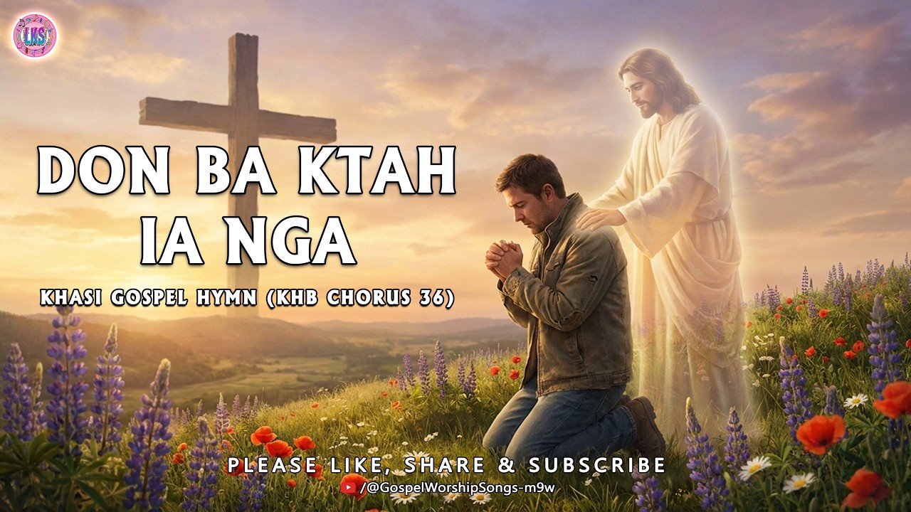 ✞ DON BA KTAH IA NGA  ✞  KHASI GOSPEL HYMN ✞ KHB CHORUS 36 ✞ Lyric Video 🎤🎤🎤🎵🎵🎵
