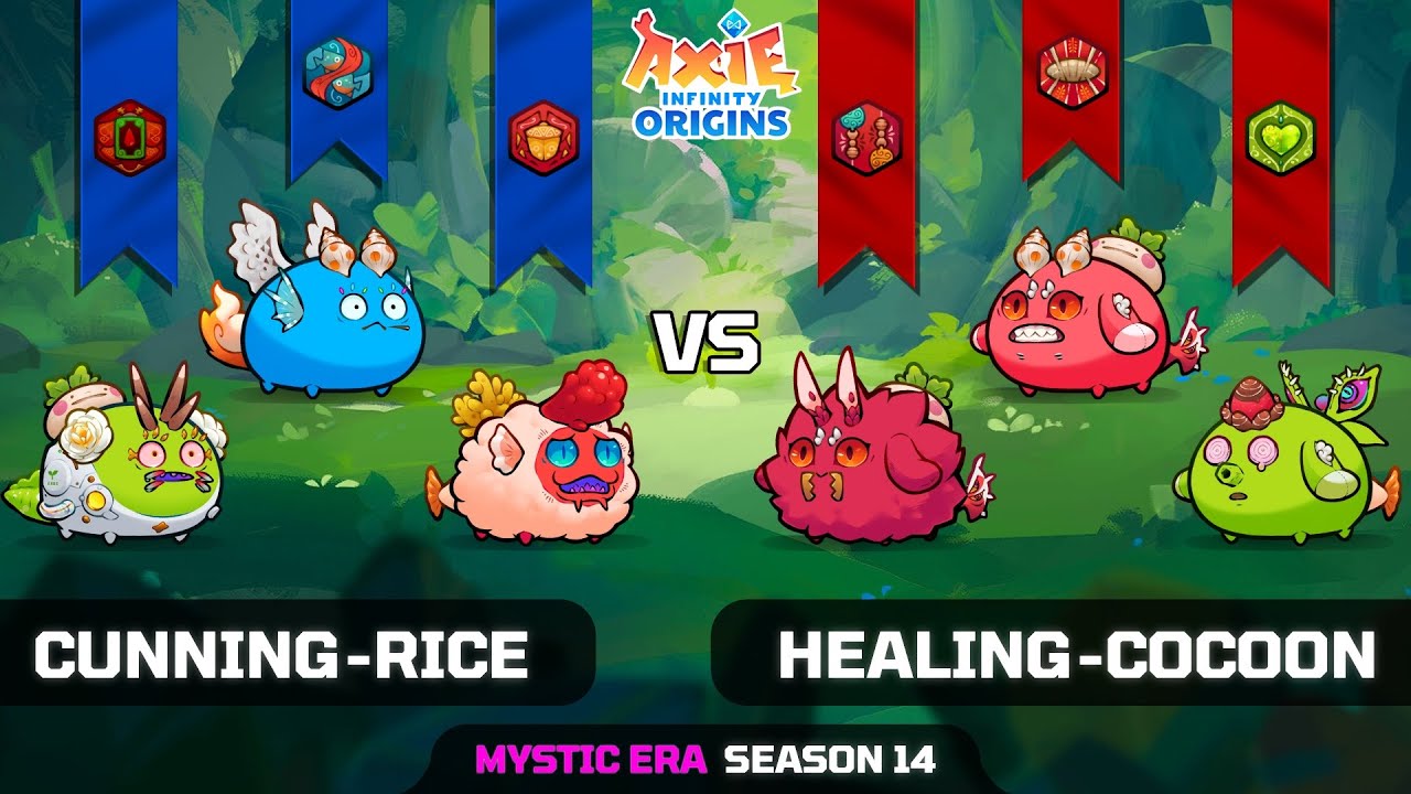 CUNNING-RICE vs HEALING-COCOON | SEASON 14 | AXIE INFINITY ORIGINS