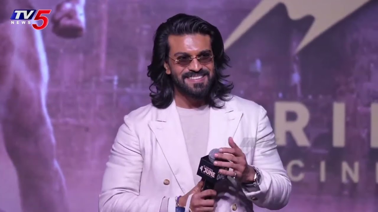Ram Charan Speech in Telugu on Peddi Kannada Press Meet | Shiva Rajkumar | TV5 ENT