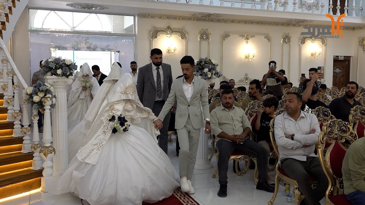 زفاف جماعي لـ 24 شابا وشابة ينظمه متطوعون في ميسان #المربد