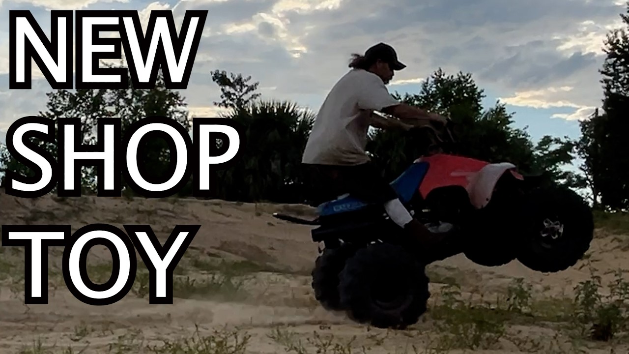 1988 Suzuki  Quad Sport 230 First Test Session Ends With Flat Tire