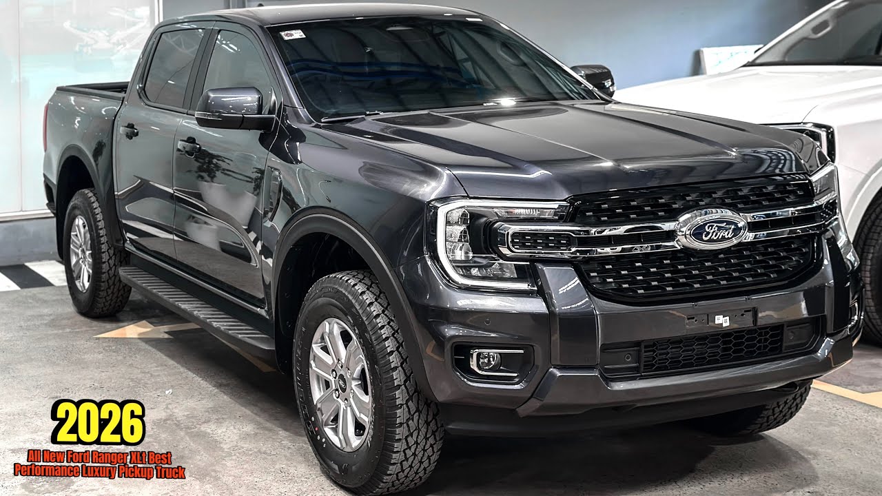 New 2026 Ford Ranger XLT - New Technology Luxury Pickup Truck | Exterior and interior 