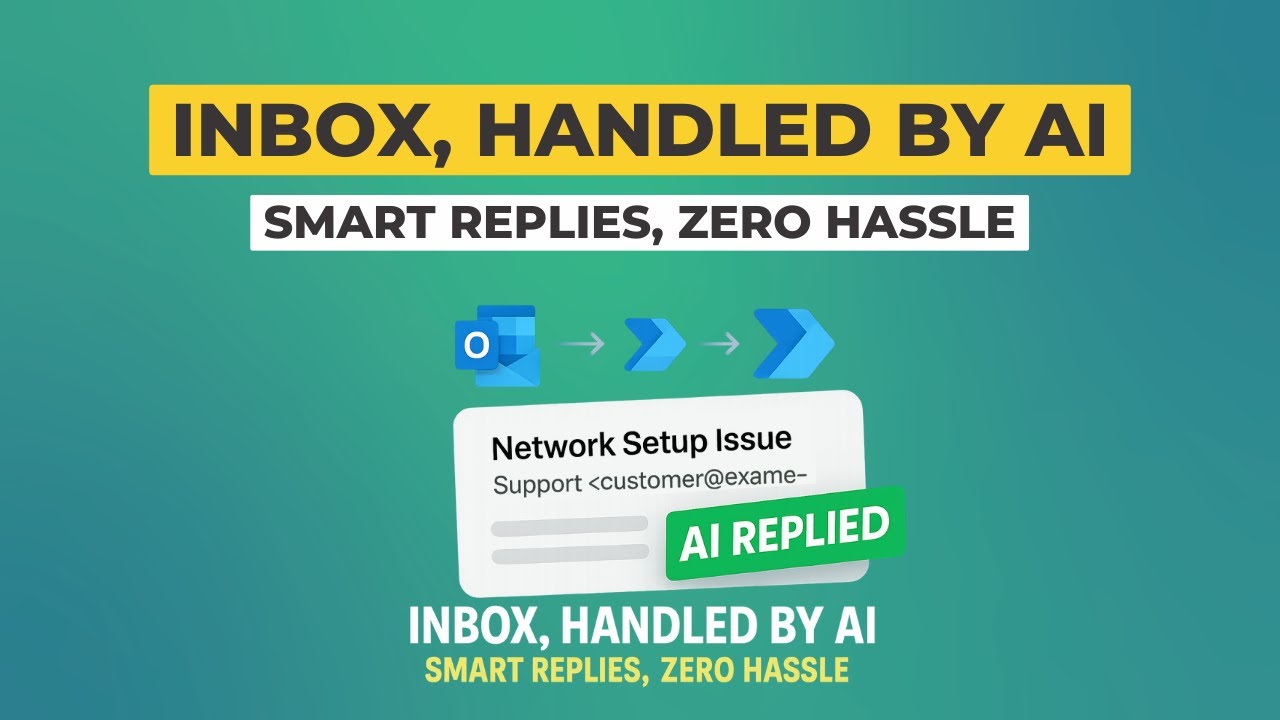 Build AI Email Assistant for Outlook Using Power Automate (Save 2+ Hours Daily)