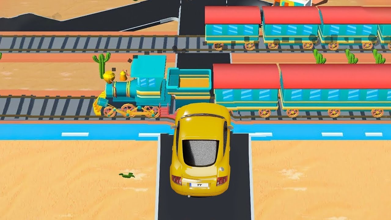 Jam Highway - Comeback Home All Levels Gameplay (Android,iOS) Fail Levels TRAIN Stunts