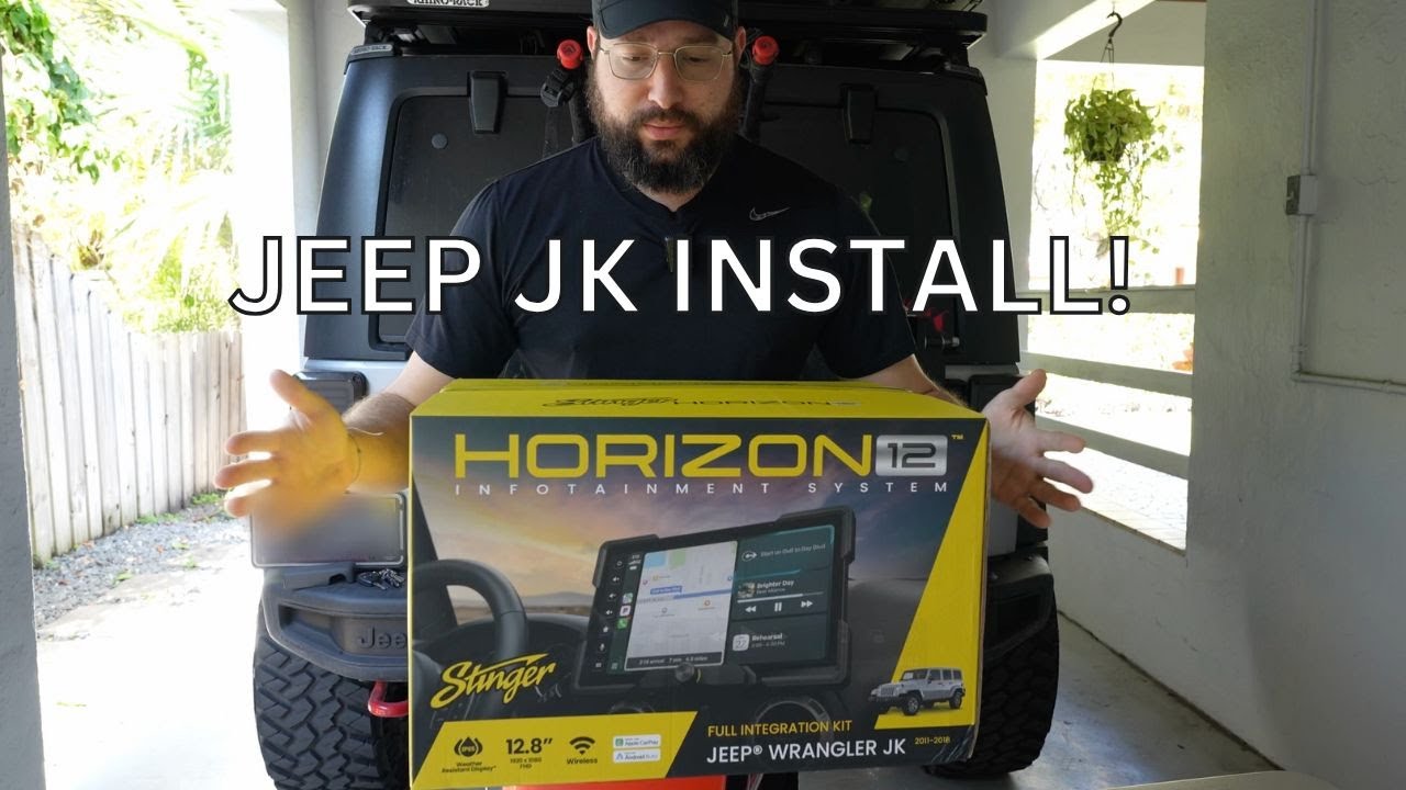Stinger Horizon 12 Radio Jeep JK BEST Full Install Guide!