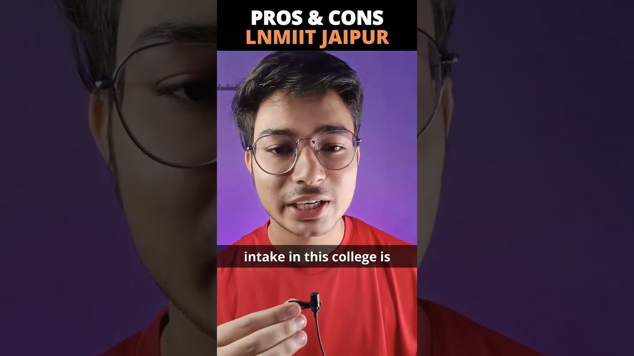 Pros and Cons of LNMIIT Jaipur !!! | 60 LPA Highest Package | (2023) | #shorts