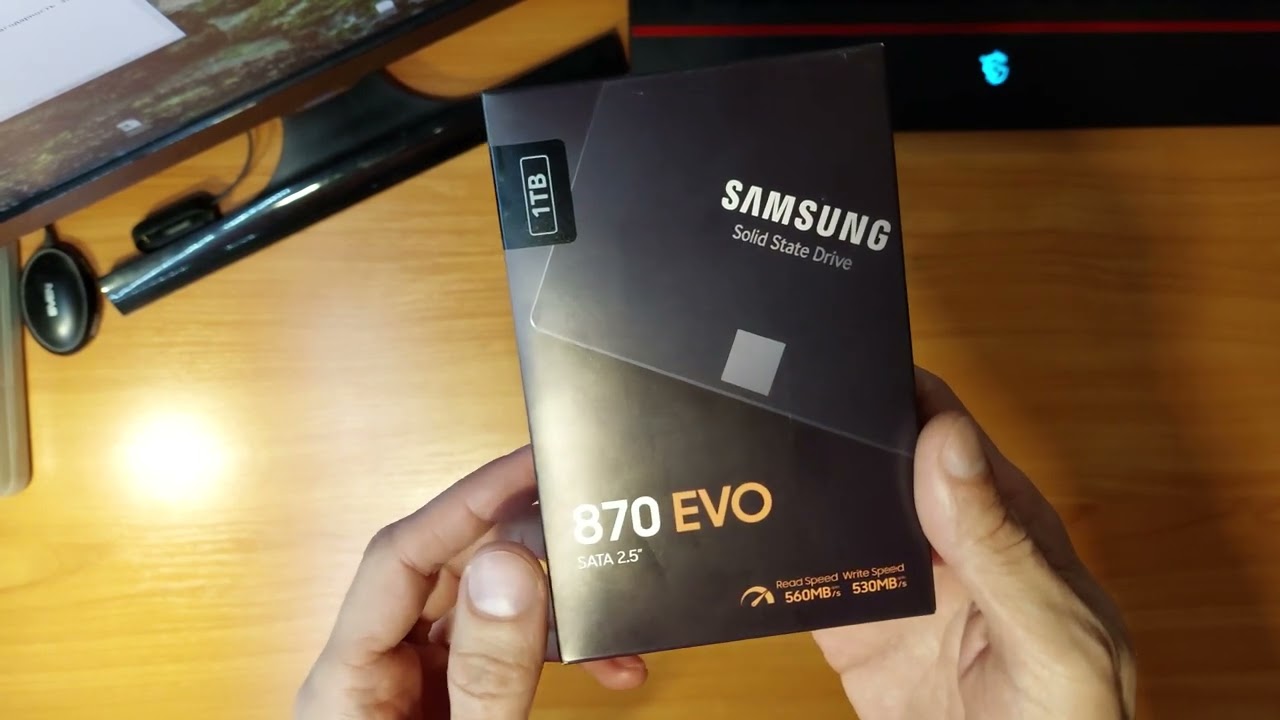 Распаковка Samsung 870 Evo-Series 1TB 2.5