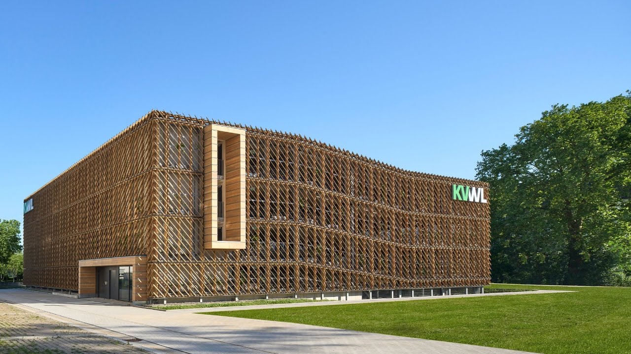 Parkgarage der KVWL in Dortmund - Natürliches Erscheinungsbild im innerstädtischen Umfeld
