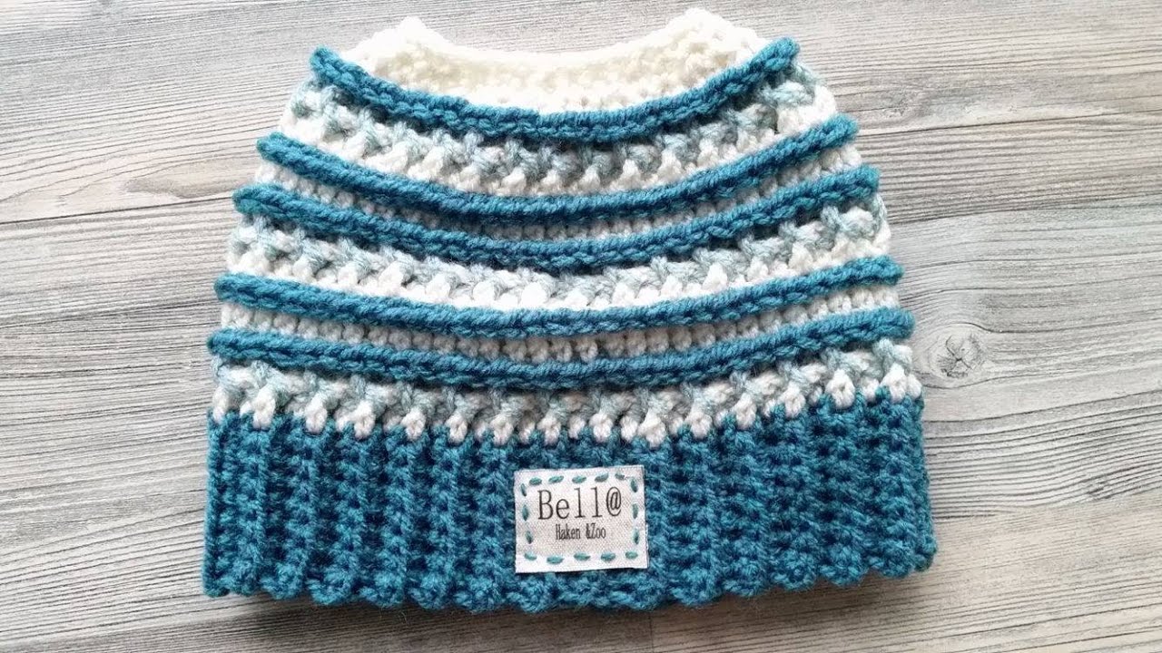 Crochet Katniss Messy Bun Hat 3 Colors