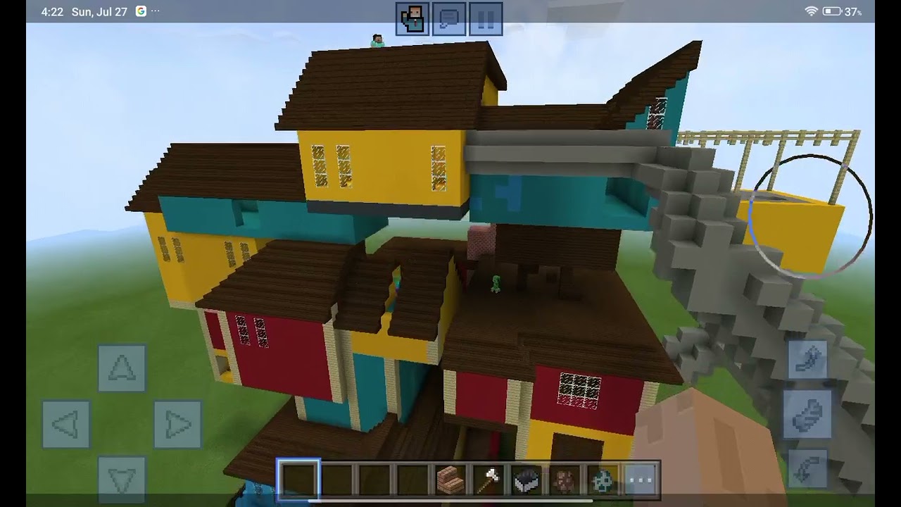 Hello neighbor Minecraft 00.1 version