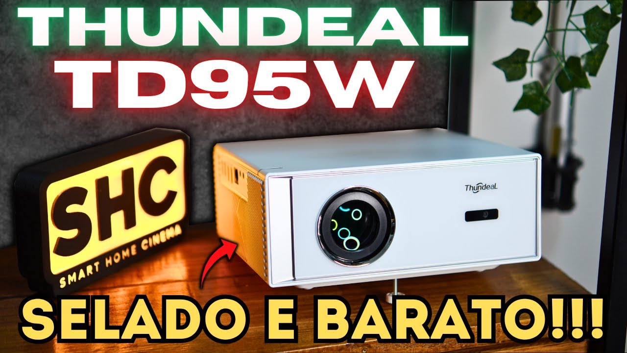O melhor até R$700! ✨ Projetor Thundeal TD95W Review