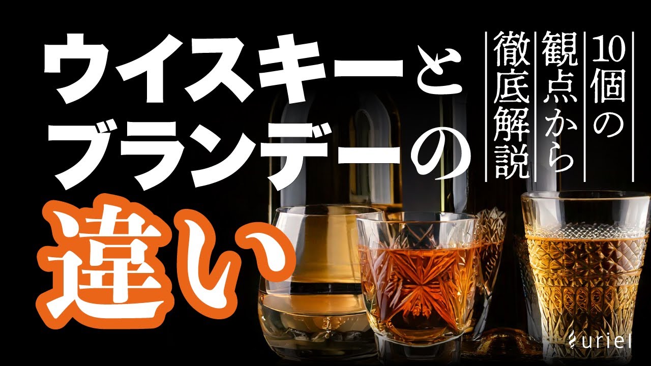 ウイスキーとブランデーの違いを10個の観点から徹底解説！