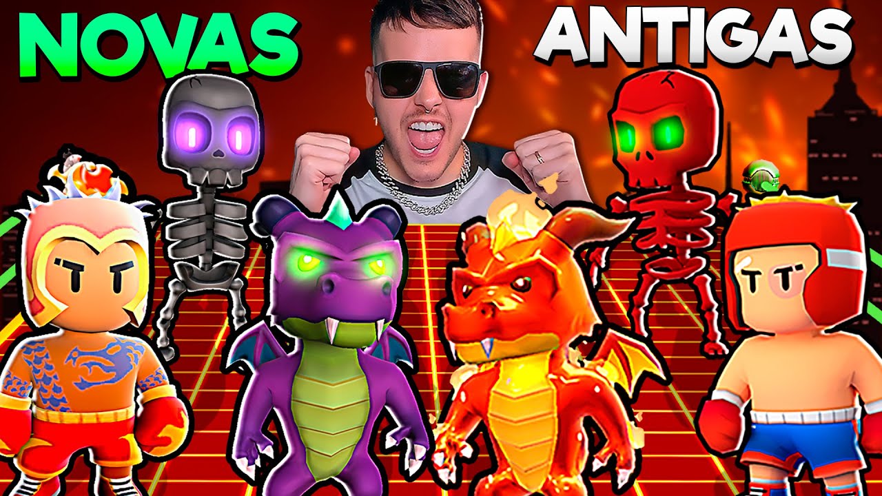 🔥 BATALHA LENDÁRIA DE BURLAS: SKIN NOVA VS ANTIGA NO STUMBLE GUYS! 😱 ‹ KHORTEX ›