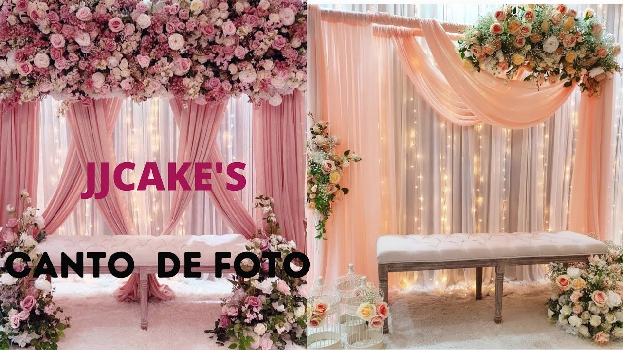 IDEAS DE DECORAÇÃO DE CANTO PARA FOTO | PARA FESTA DE CASAMENTO E ENCONTRO DE CASAIS
