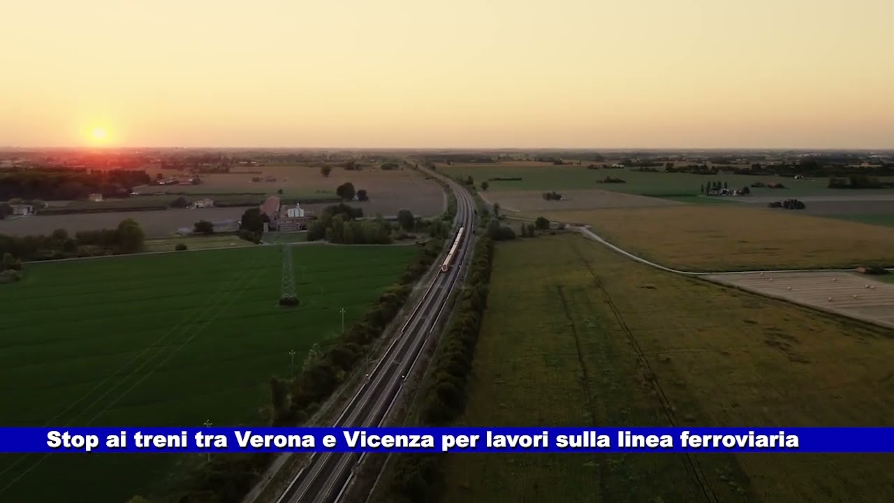 Stop ai treni tra Verona e Vicenza per lavori sulla linea ferroviaria 02.05.2025