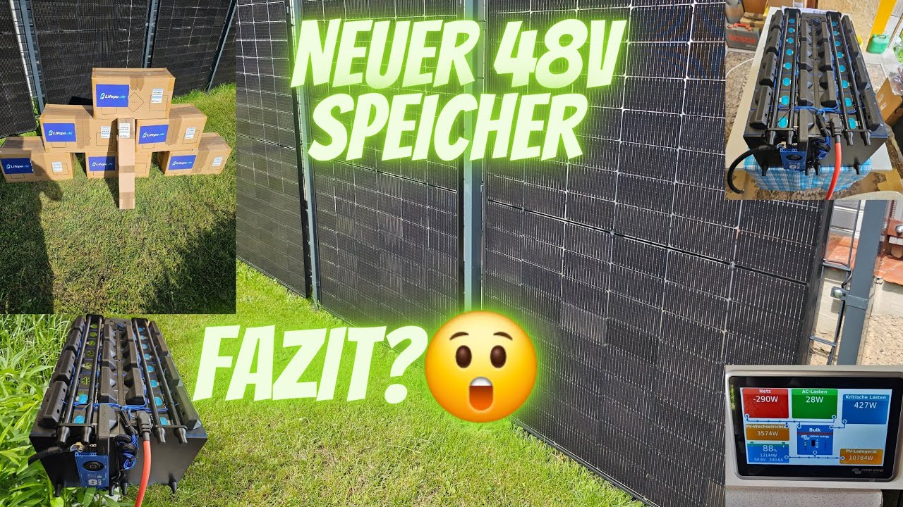 48V #Lifepo4 Speicher Aufbau #EVE Zellen neues Design? Verspannung nicht geeignet #Victron System PV