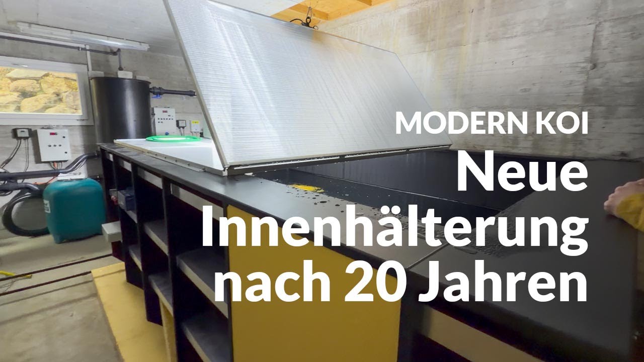 Yves neue 6000l Innenhälterung | Modern Koi Blog 