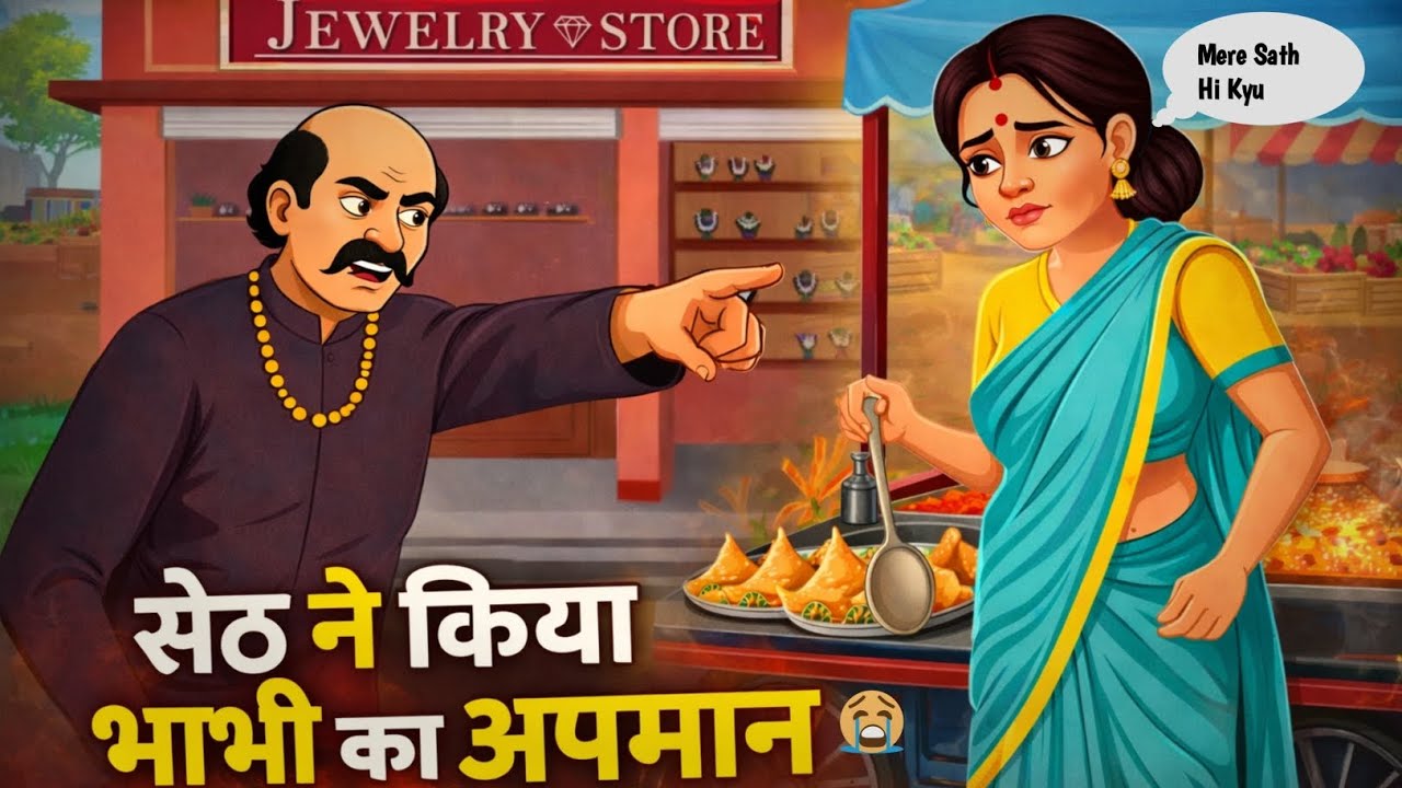 “समोसे वाली भाभी को छोटा समझना सेठ को पड़ गया भारी!” 🔥