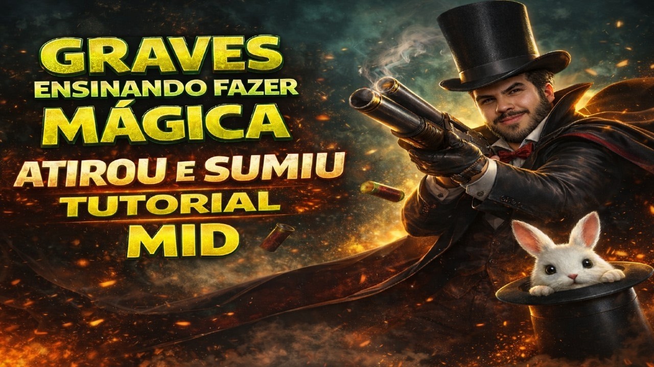 GRAVES O MÁGICO TA DE VOLTA NO MID - TUTORIAL