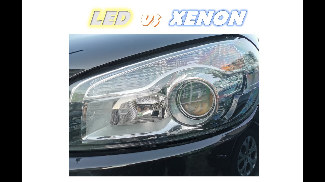 LED vs XENON в автомобильных линзах