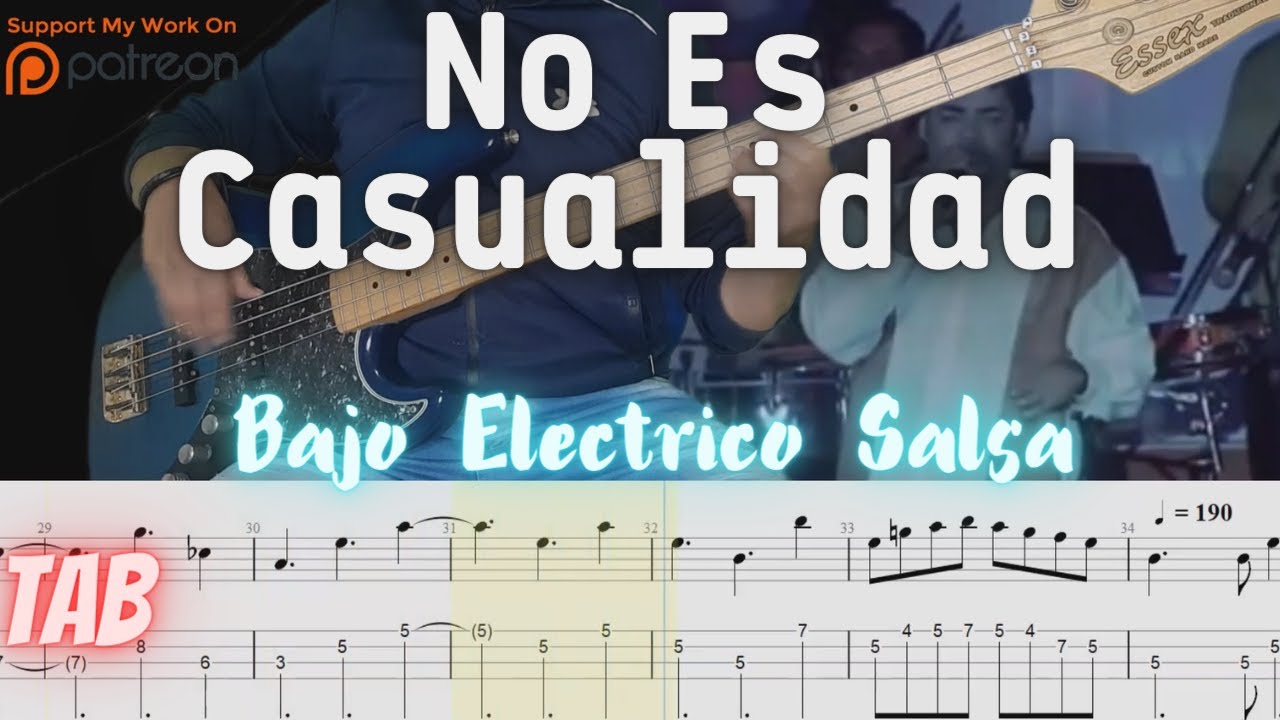 No es Casualidad - Cover de Bajo en Salsa