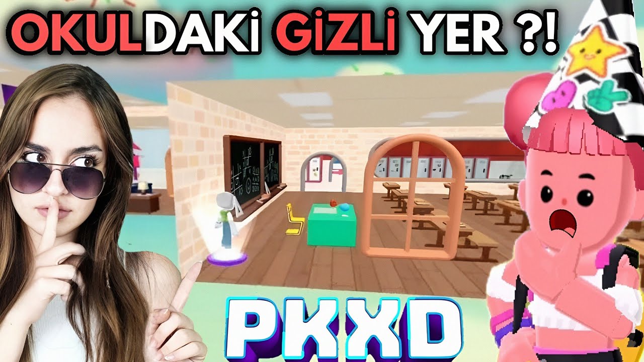 PK XD OKULDAKİ GİZLİ YERLER ! YENİLİKLER !! OKULDA BİR GÜN !?? | ÖZGÜŞ TV