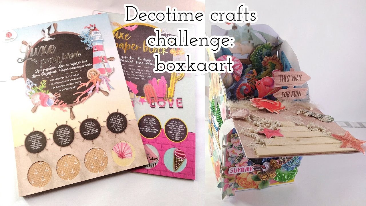 #decotimecrafts challenge | boxkaart met luxe paper-blocks #2