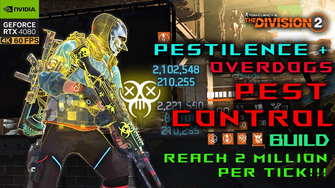 The Division 2 | Turmoil/Fox's Prayer + Pestilence | Pestilence DoT up to 2M ilion per tick 💀
