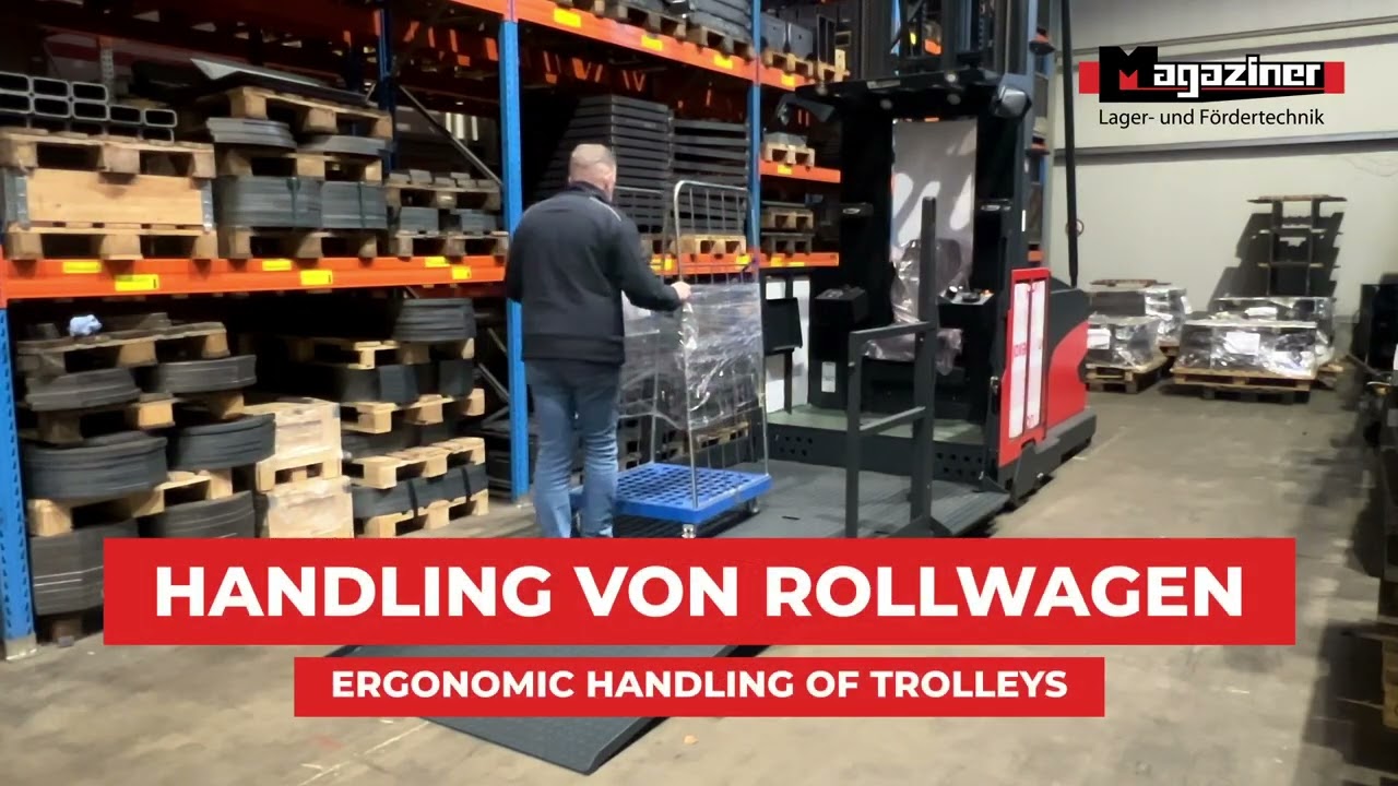 Magaziner EK-series with Hydraulic Loading Ramp for Trolleys