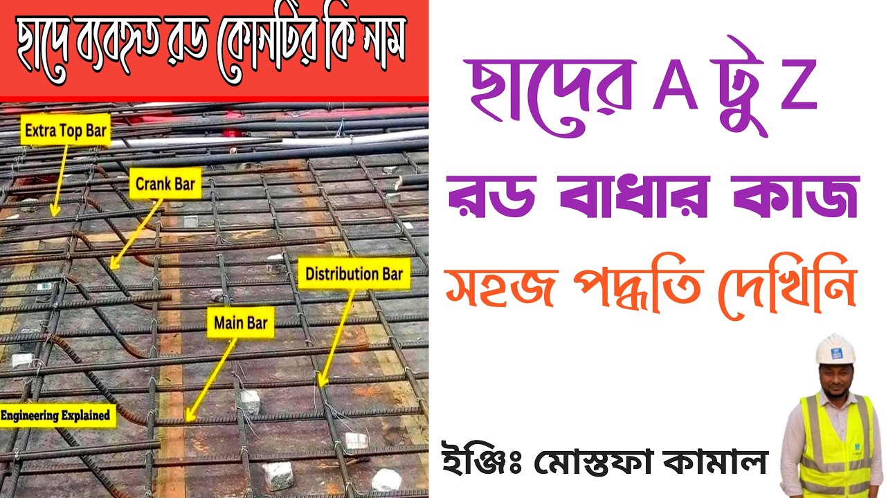 ছাদের রড কিভাবে বাঁধতে হবে A টু Z বিস্তারিত L4 বাইন্ডিং || Slab Reinforcement Binding Process