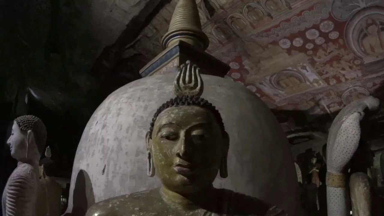 Fascinating Dambulla Cave Temples. UNESCO World Heritage, Sri Lanka