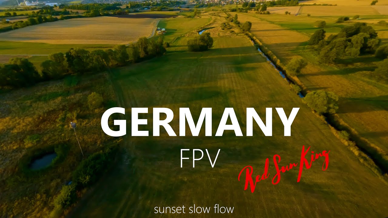 Cinematic FPV 4K | Sunset slow flow | Hessen - Germany
